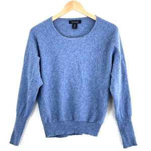 Tahari Blue Crew Neck Sweater
